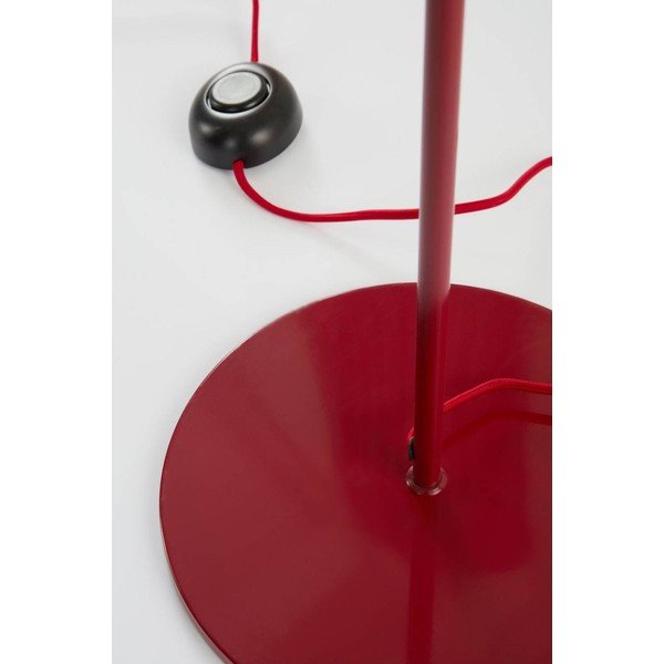Červená/biela látková so stmievačom stojacia lampa (výška  148 cm) Juliet – Jotex-image-3