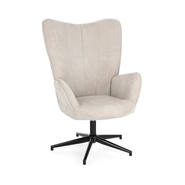Béžové otočné kreslo Inas – Bizzotto