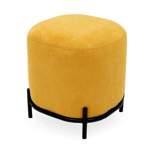 Žltý puf Tenzo Harry, ø 42 cm-image-2