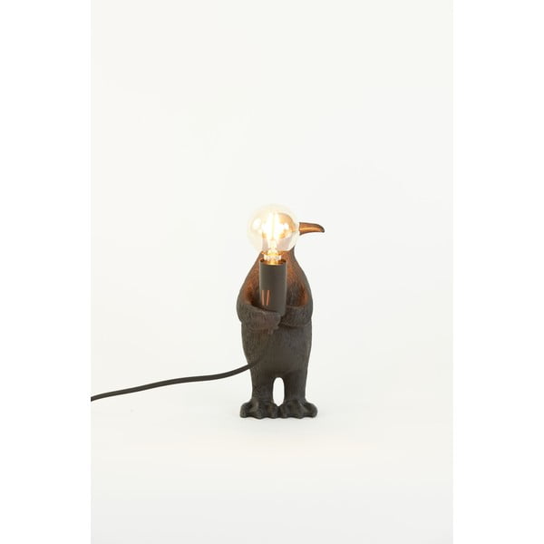 Matne čierna stolová lampa (výška 24 cm) Penguin – Light & Living-image-1