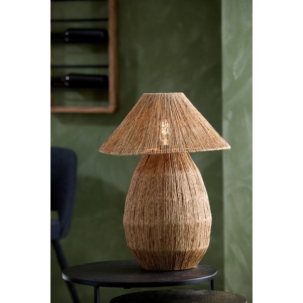 Stolová lampa v prírodnej farbe s tienidlom z juty (výška  55 cm) Maruva – Light & Living-image-1