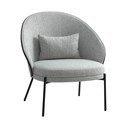 Svetlosivé kreslo Canelas – House Nordic