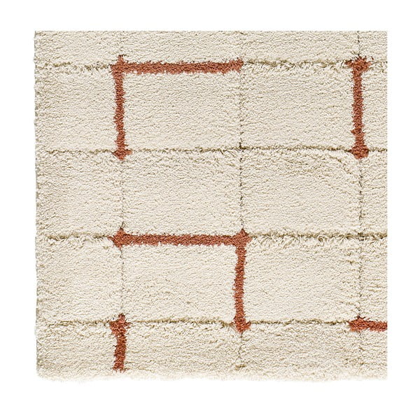 Koberec v tehlovej a krémovej farbe 160x230 cm Brenda – Universal-image-3