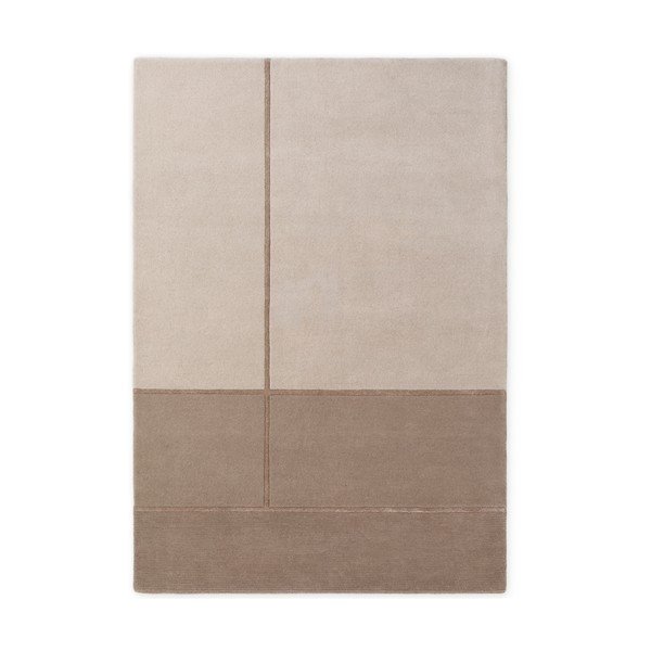 Hnedý/krémovobiely koberec s prímesou vlny 120x170 cm Presilda – Villeroy&Boch