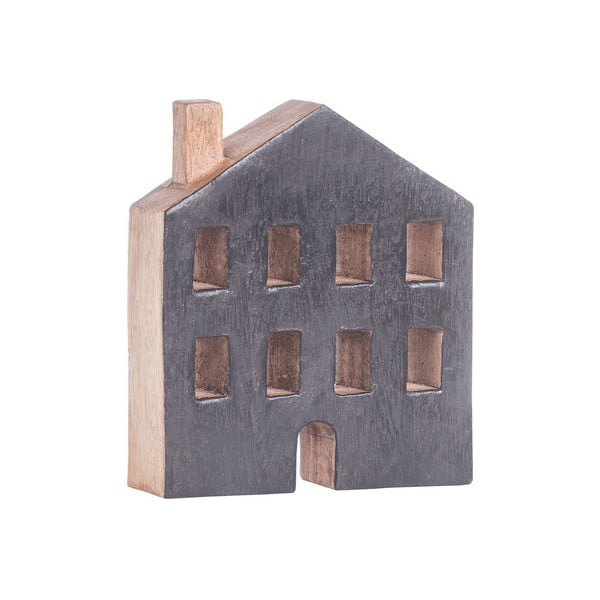 Čierny drevený dekoratívny domček Vox House