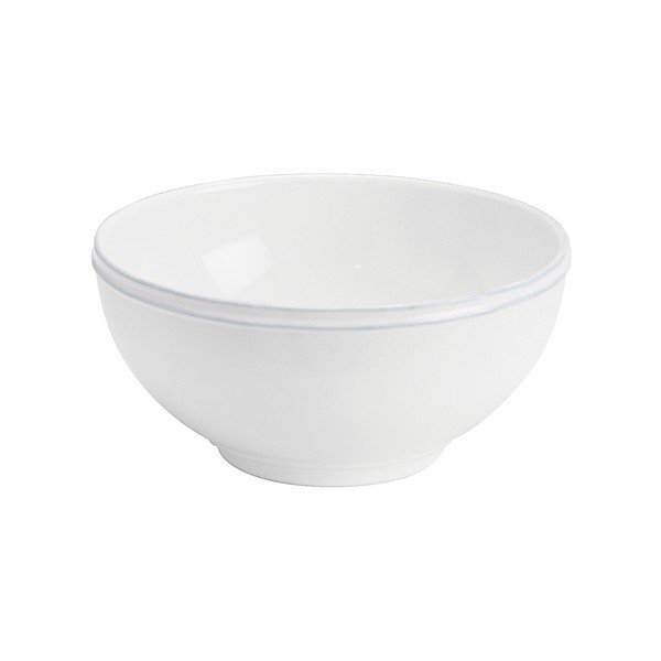 Biela kameninová miska Ego Dekor Friso, ⌀ 11 cm
