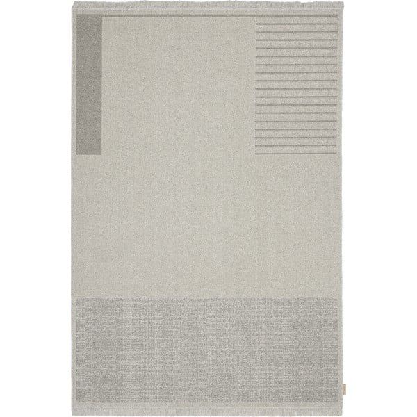 Svetlosivý vlnený koberec 200x300 cm Nizer – Agnella