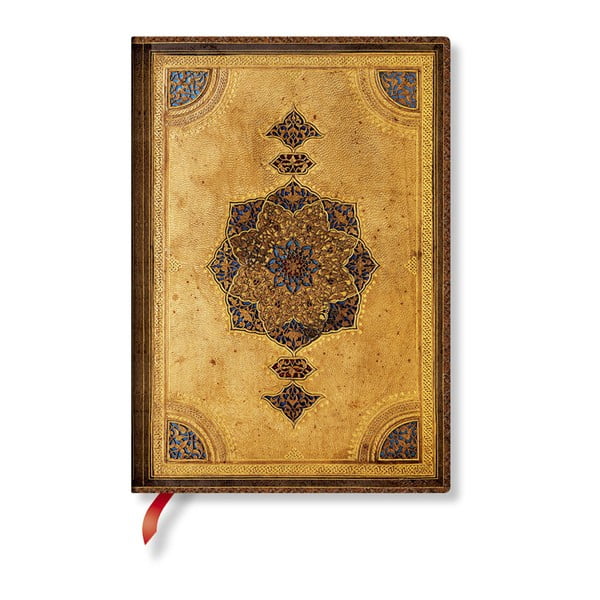 Zápisník s mäkkou väzbou Paperblanks Safavid, 13 x 18 cm