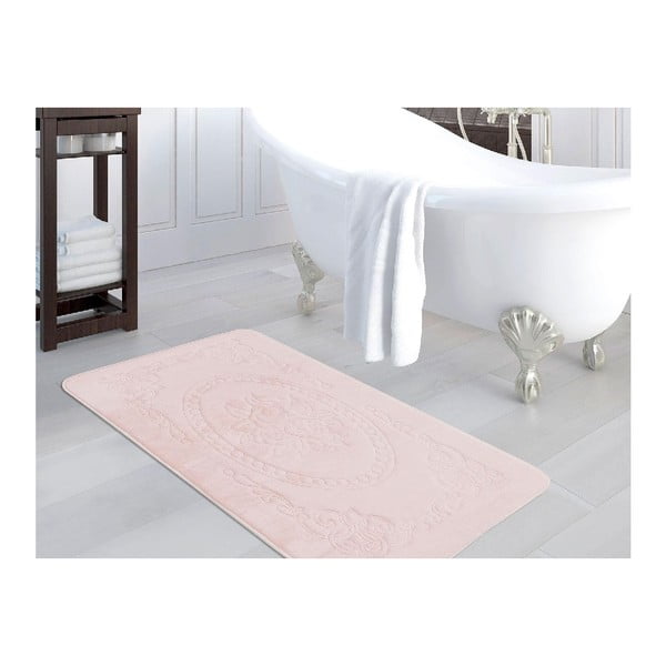 Ružová kúpeľňová predložka Madame Coco, 80 x 140 cm