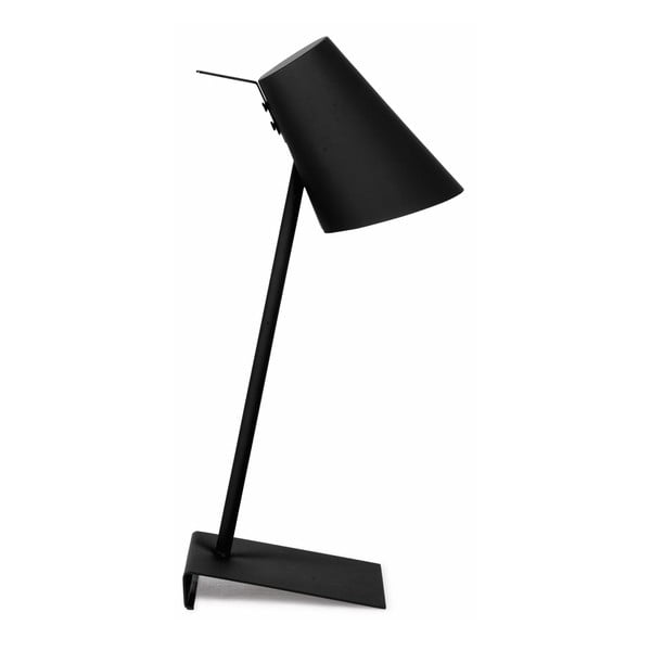 Čierna stolová lampa s kovovým tienidlom (výška 54 cm) Cardiff – it&#39;s about RoMi