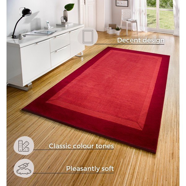 Červený koberec Hanse Home Basic, 160 x 230 cm-image-4
