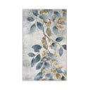 Prateľný koberec vo svetlomodrej a zlatej farbe 160x230 cm Golden Leaves – Mila Home