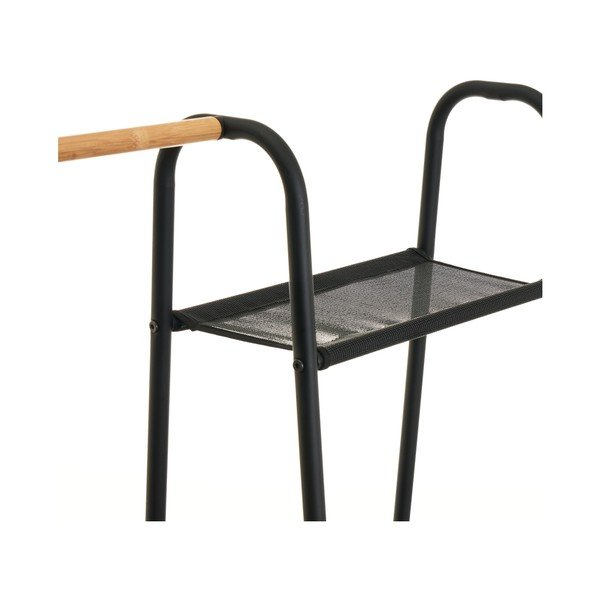 Čierny kovový stojan na oblečenie - Casa Selección-image-3