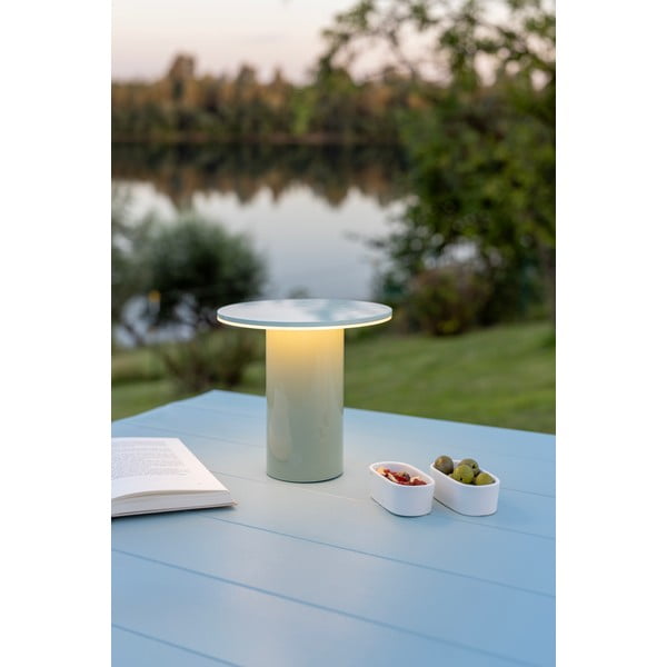 LED stmievateľná stolová lampa v mentolovej farbe (výška 18 cm) Fungo – Remember-image-1