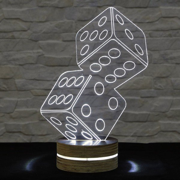 3D stolová lampa Game