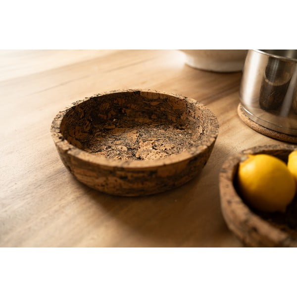 Korková misa v prírodnej farbe ø 20 cm Querco – ZicZac-image-1