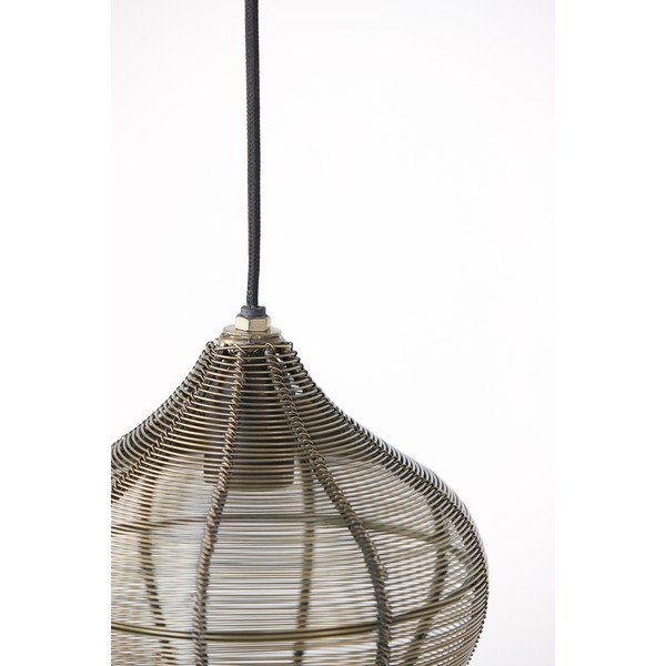 Kovové závesné svietidlo v bronzovej farbe ø 27 cm Alvaro – Light & Living-image-4