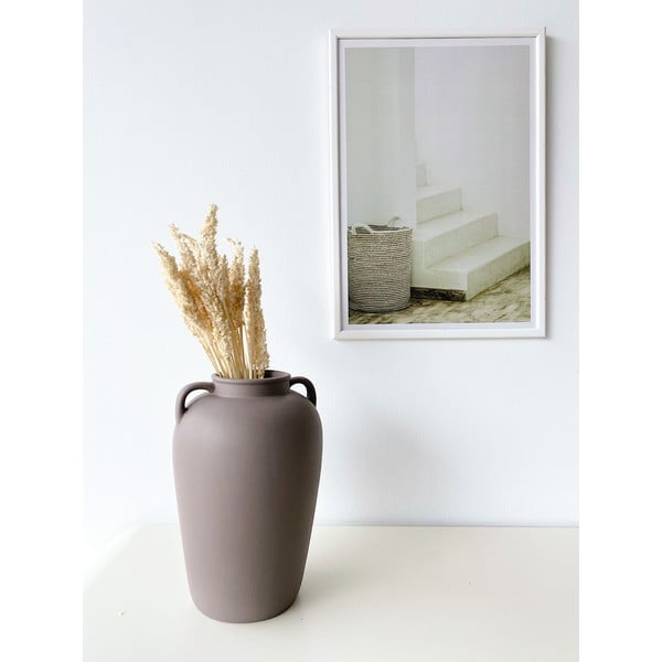 Hnedosivá keramická váza Rulina Pottle-image-1