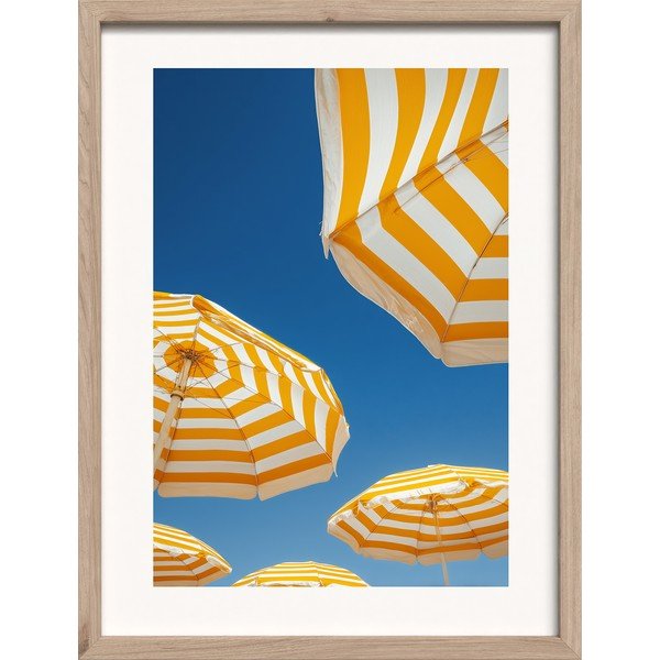 Tlačený obraz s rámom 30x40 cm Umbrellas  – Styler