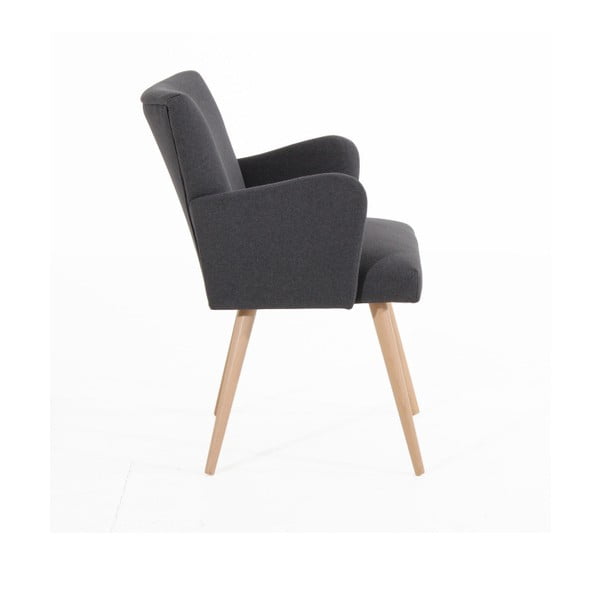 Antracitovosivé kreslo Max Winzer Albert-image-4
