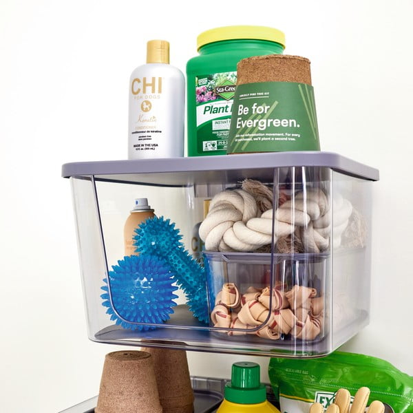 Vnútorný úložný box s vekom z recyklovaného plastu iD Wallspace – iDesign-image-4