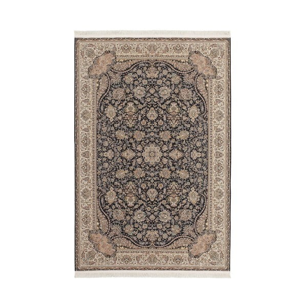 Hnedo-čierny koberec Habibi, 200 x 290 cm