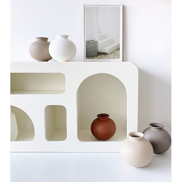 Biela keramická váza Rulina Toppy-image-1