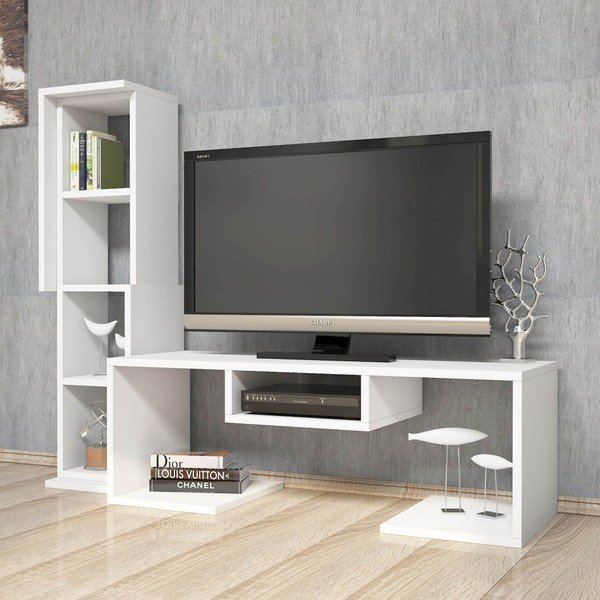 Biela TV zostava Bacio-image-3