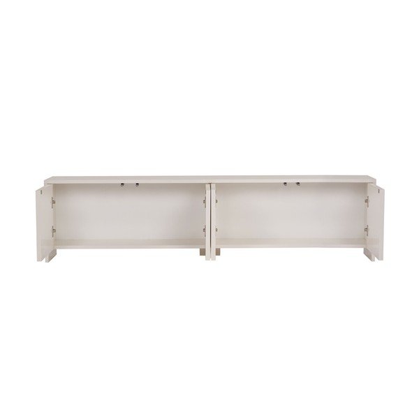 Krémovobiely TV stolík 180x45x32 cm Aurelia – Kalune Design-image-4