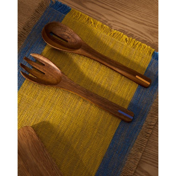 Drevený šalátový príbor Zairin – Kave Home-image-1