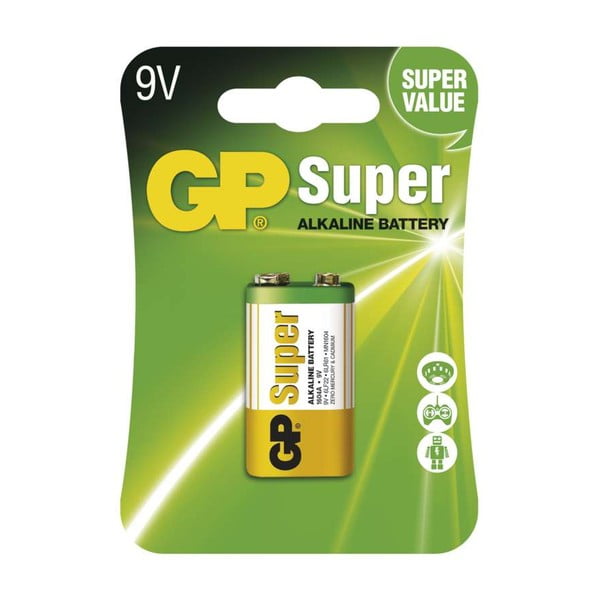 Alkalická batéria EMOS GP Super 9V