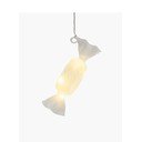 Biela závesná vianočná svetelná dekorácia ø 1,5 cm Hannah – Sirius