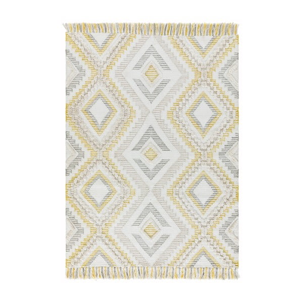 Žltý koberec Asiatic Carpets Carlton, 200 x 290 cm
