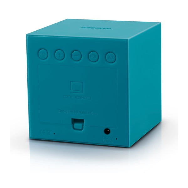 Modrý LED budík Gingko Gravitry Cube-image-3