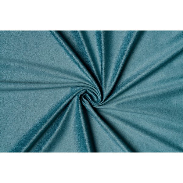 Tyrkysovomodrý zamatový záves 140x260 cm Novara – Mendola Fabrics-image-1