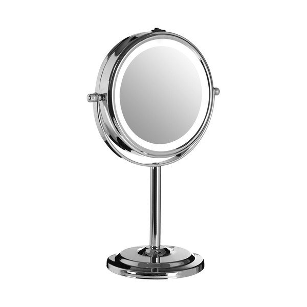 Kozmetické zrkadlo s osvetlením/zväčšovacie (zväčšenie 2x) ø 15 cm Cassini – Premier Housewares