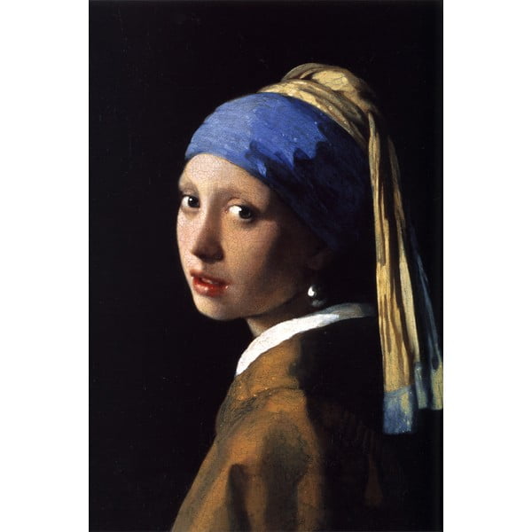 Reprodukcia obrazu Johannes Vermeer - Girl with a Pearl Earring, 70 x 50 cm
