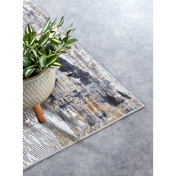 Svetlosivý koberec 200x290 cm Malard Anthracite Gold – Elle Decoration-image-2