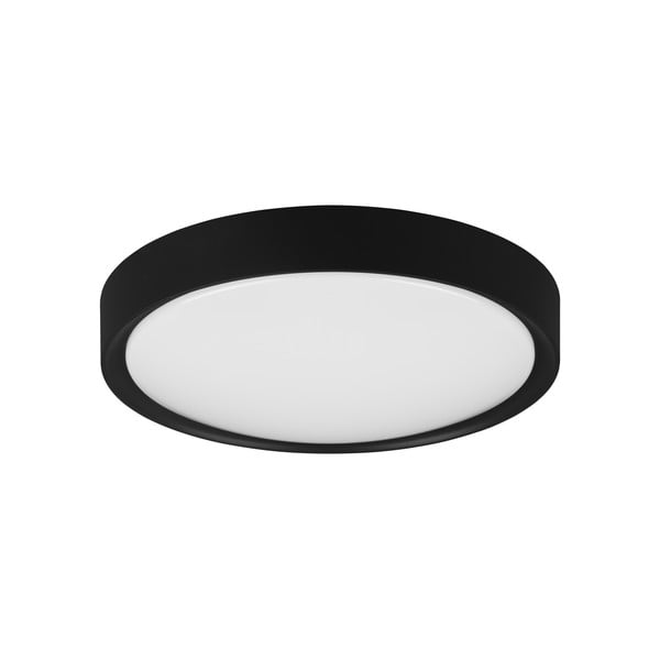 Matne čierne LED stropné svietidlo ø 33 cm Clarimo - Trio