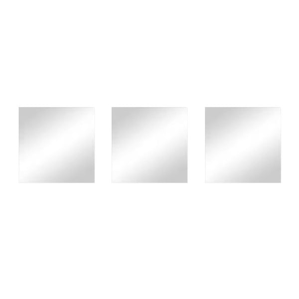 Nástenné zrkadlá v súprave 3 ks 30x30 cm – MSV