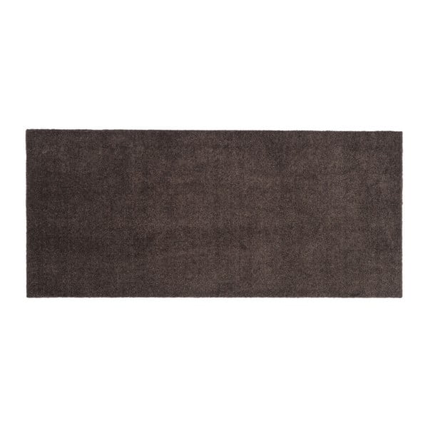 Tmavohnedá rohožka Tica copenhagen Unicolor, 67 × 150 cm