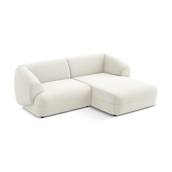 Biela zamatová rohová pohovka (pravý roh) Moana – Makamii-image-3