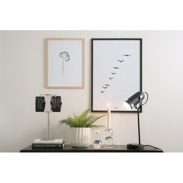 Čierna stolová lampa Leitmotiv Husk-image-1