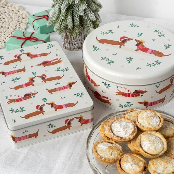 Potravinová škatuľka Festive Sausage Dog – Rex London-image-3