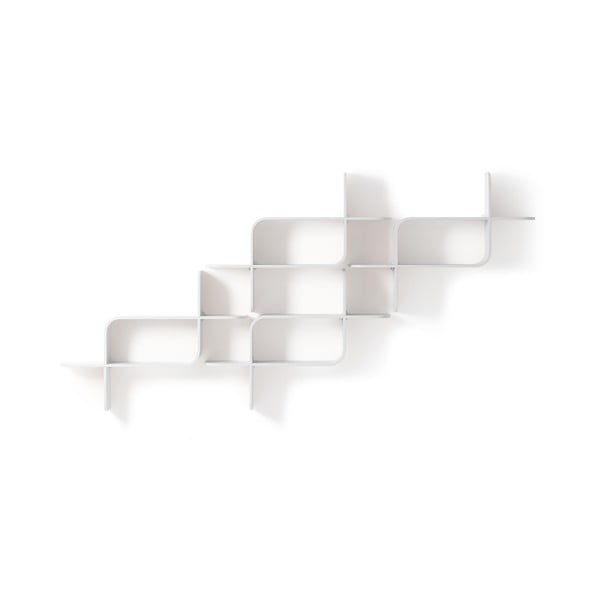 Biela poschodová polica z kaučukového dreva 62 cm Montage – Umbra-image-2