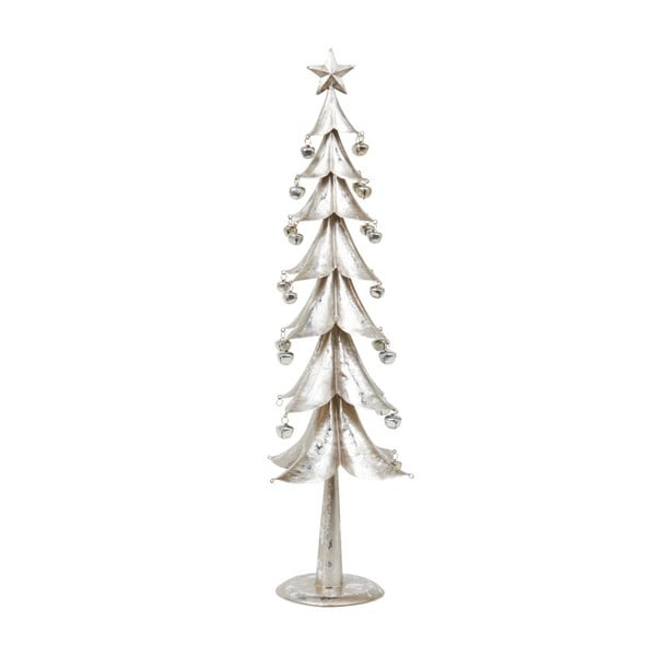 Dekorácia Archipelago Silver Metal Tree With Bells, 54 cm
