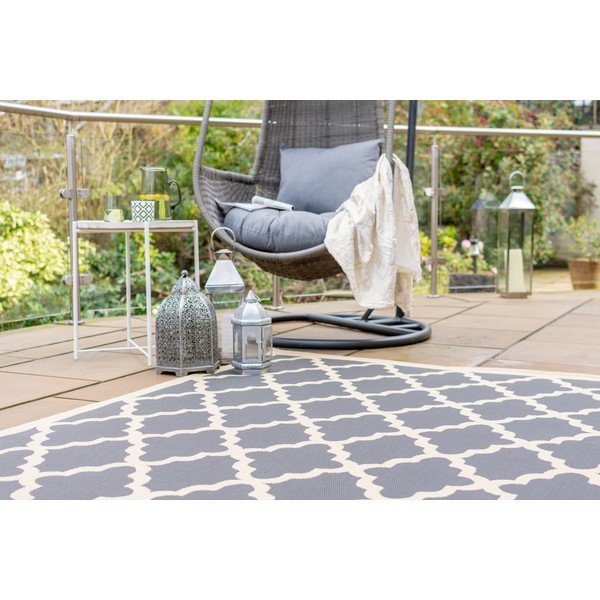 Antracitovobéžový behúň Flair Rugs Padua, 60 × 230 cm-image-4