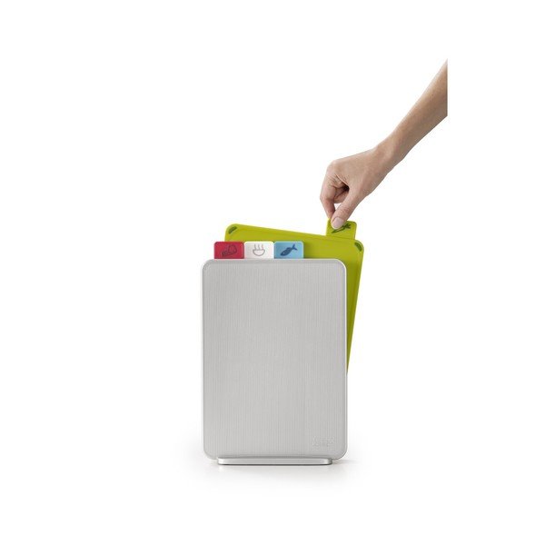 Sada svetlosivého stojana so 4 doštičkami Joseph Joseph Index, 20 x 30 cm-image-1