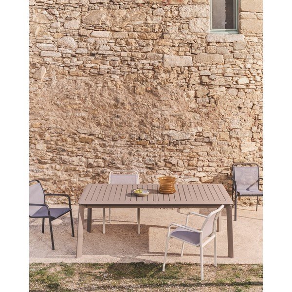 Taupe záhradná stolička Luri – Kave Home-image-3