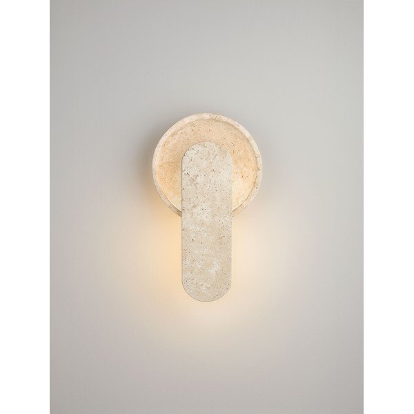 Béžové kamenné LED nástenné svietidlo Mavis – Nova Luce-image-3